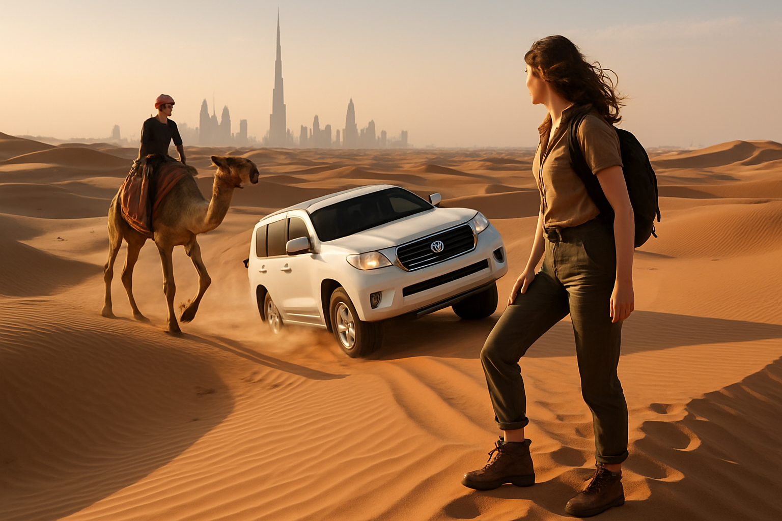 Adventurous desert safari in Dubai